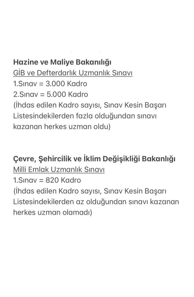 Milli_Emlak's tweet photo. Hazine ve Maliye Bakanlığında ;
Yazılı:✅  Sözlü:✅ = Herkes Uzman ✅

Çevre ve Şehircilikte ;
Yazılı:✅  Sözlü:✅ = Herkes Uzman ❌

Bu mağduriyeti duyunuz lütfen... 

@erkanakcay45 @Akif_Hamzacebi @MKalayci42 @corasalih @AyseSibelErsoy 
@bortuce @sonertufanoglu @Zafercelik23 https://t.co/T0AJvyTXkk