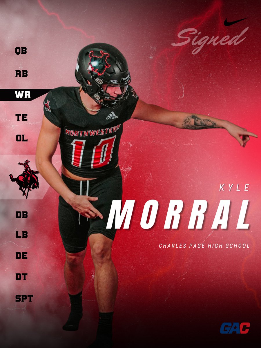 Ranger Football (@nwosufootball) on Twitter photo From Charles Page High School, welcome Kyle Morral <a href="/KyleMorrall/">kyle morrall</a> to the Ranger Family!
#RRR From Charles Page High School, welcome Kyle Morral <a href="/KyleMorrall/">kyle morrall</a> to the Ranger Family!
#RRR