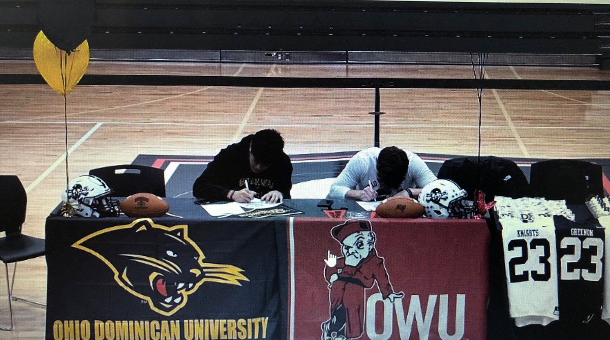 Greenon Knights Football tweet media