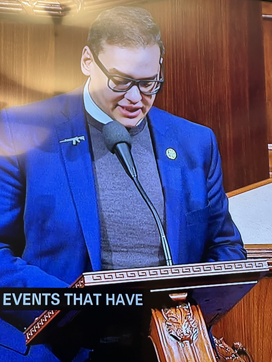 RepJimmyGomez's tweet photo. Where are these assault weapon pins coming from? Who is passing these out? https://t.co/CVtzNHX9k2