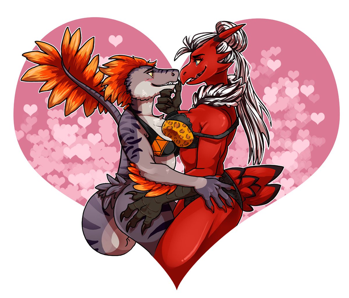 💝 ~It's that time of year again!~ 💝

Valentine's day couple's commissions, just $50!  Get yourself some smoochy lovebirds now until the 14th! Just drop me a DM~

(please be patient if I don't respond right away, twitter DMs don't work so well anymore😭)