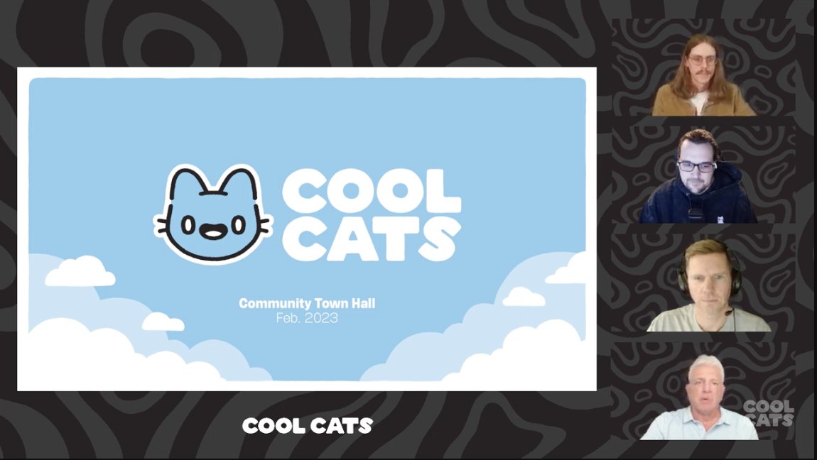 Cool Cats Town Hall (02/01/2023):

The first YouTube video livestream Town Hall we've seen. What did we learn from this immersive event?

🧵👇🏻