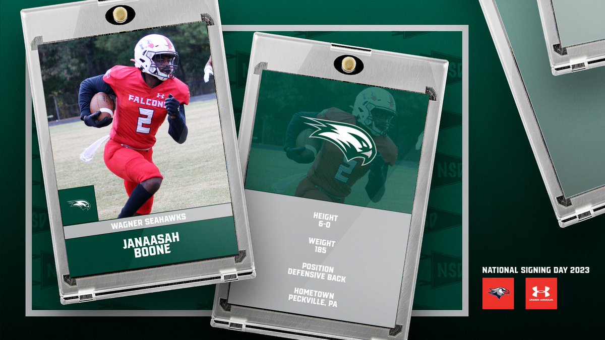 Lackawanna College Falcons (@falconssports) on Twitter photo Congratulations to <a href="/JanaasahB/">Janaasah</a> on choosing <a href="/Wagner_Football/">Wagner College Football</a> for his next stop! Janaasah blossomed into a premier corner this season for the <a href="/LCFalconsFB/">Lackawanna College Football</a> squad, and is a versatile player for any team!
#gofalcons | #LackLife Congratulations to <a href="/JanaasahB/">Janaasah</a> on choosing <a href="/Wagner_Football/">Wagner College Football</a> for his next stop! Janaasah blossomed into a premier corner this season for the <a href="/LCFalconsFB/">Lackawanna College Football</a> squad, and is a versatile player for any team!
#gofalcons | #LackLife