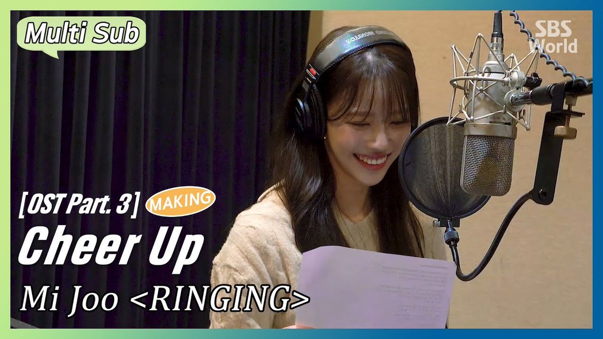 MijooGlobal's tweet photo. 🎥 [Multi-Sub] Mi Joo - RINGING (Making) | #CheerUp OST Part.3 #SBSWorld 

🔗 https://t.co/QqSplVua4E

#이미주 #미주 #LeeMijoo #Mijoo https://t.co/Pz4Cy6S4K0