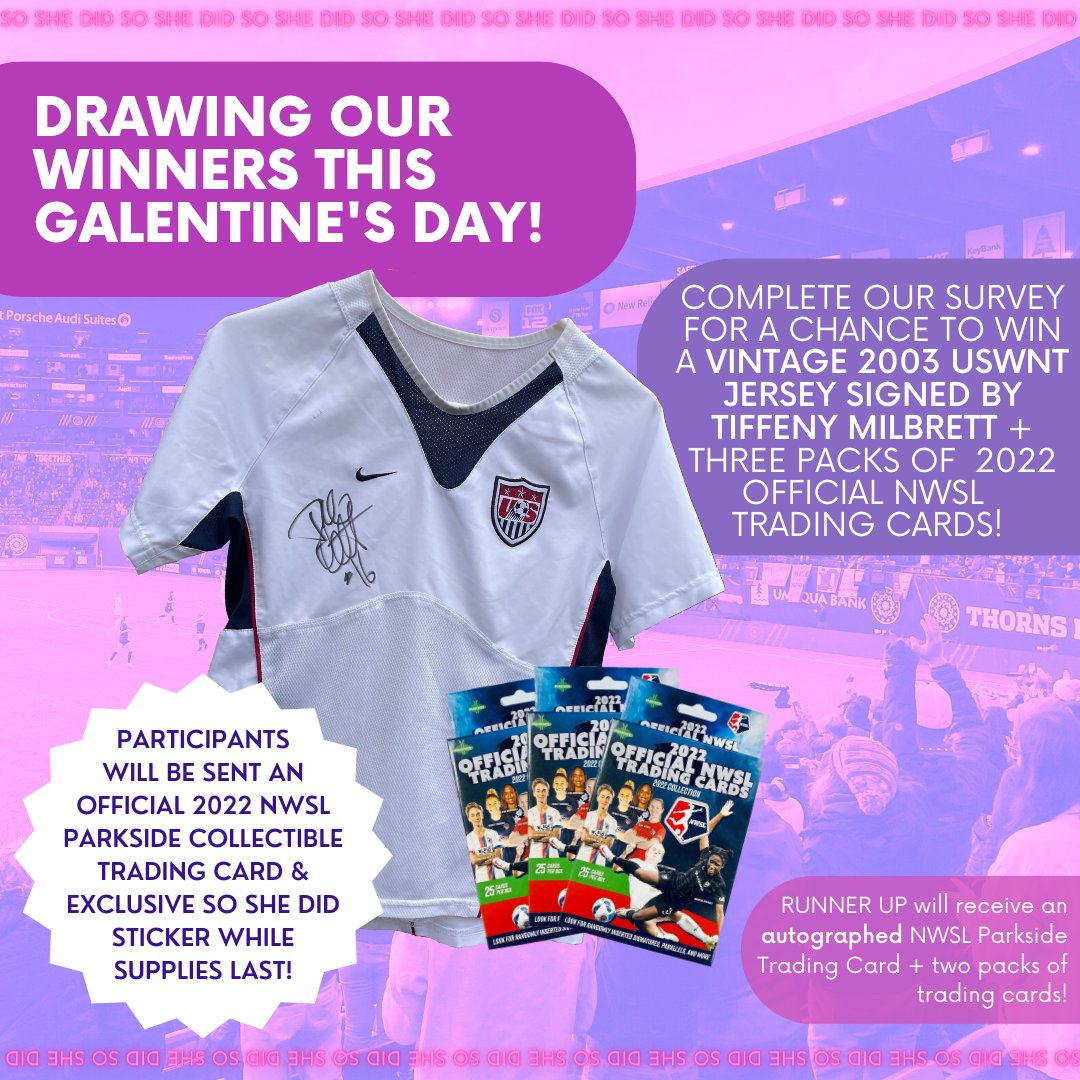 ⚽️🏃🏽‍♀️🏋🏻‍♀️🤸🏾‍♀️🚴🏼‍♀️ 🥅 Happy National Girls & Women in Sports Day! We will be drawing our winners on Galentine's Day - 2/13!

✍🏽If you haven't completed the survey yet and want a chance to win: docs.google.com/forms/d/e/1FAI…

#powertothefans #girlsandwomeninsportsday #elevateher #investinwomen
