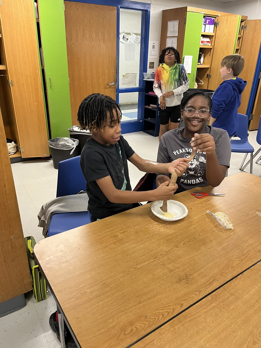 My favorite experiment of the year! We went through all the steps of the digestive system and ended up with poop!