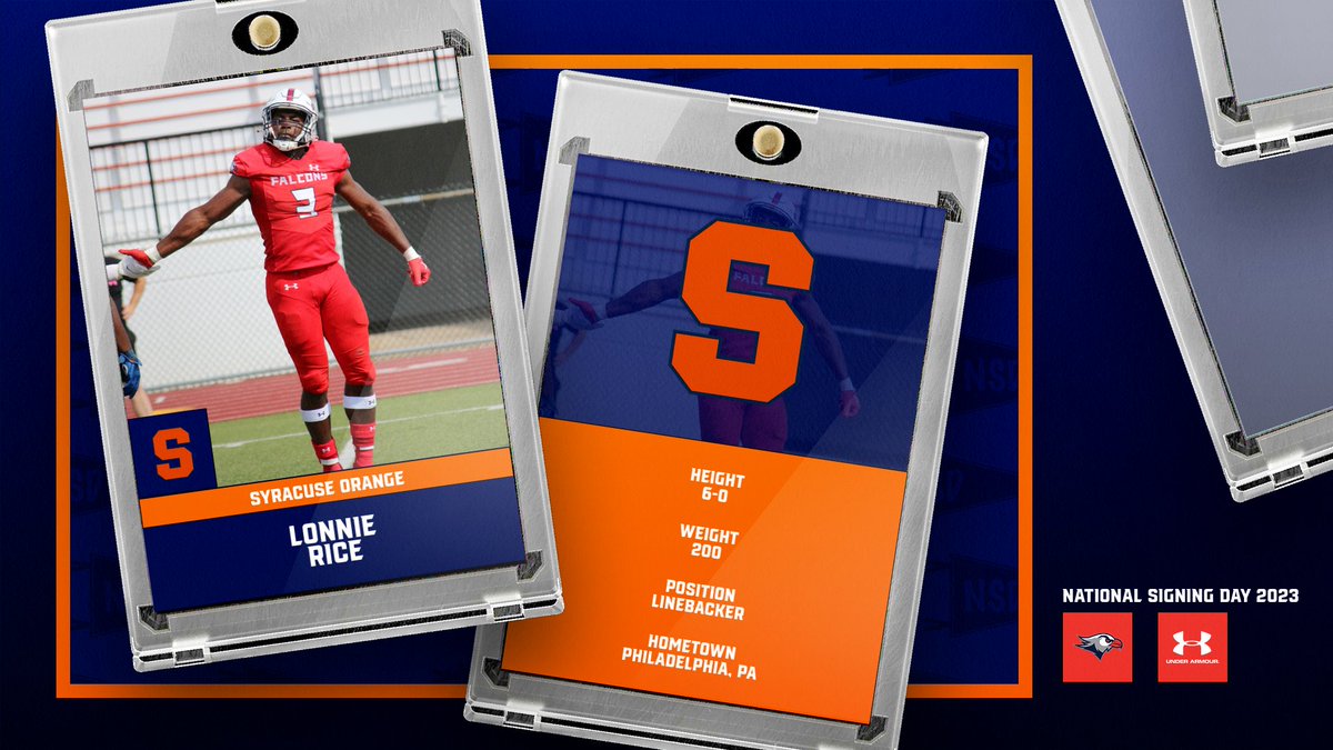 Lackawanna College Falcons (@falconssports) on Twitter photo Congratulations to <a href="/lonnie2152/">Lonnie (LONDO) Rice</a> on choosing <a href="/CuseFootball/">Syracuse Football</a> for his next stop! Lonnie came to <a href="/LCFalconsFB/">Lackawanna College Football</a> and immediately made an impact on the defense with his relentless motor and his tireless work ethic!
#gofalcons | #LackLife Congratulations to <a href="/lonnie2152/">Lonnie (LONDO) Rice</a> on choosing <a href="/CuseFootball/">Syracuse Football</a> for his next stop! Lonnie came to <a href="/LCFalconsFB/">Lackawanna College Football</a> and immediately made an impact on the defense with his relentless motor and his tireless work ethic!
#gofalcons | #LackLife