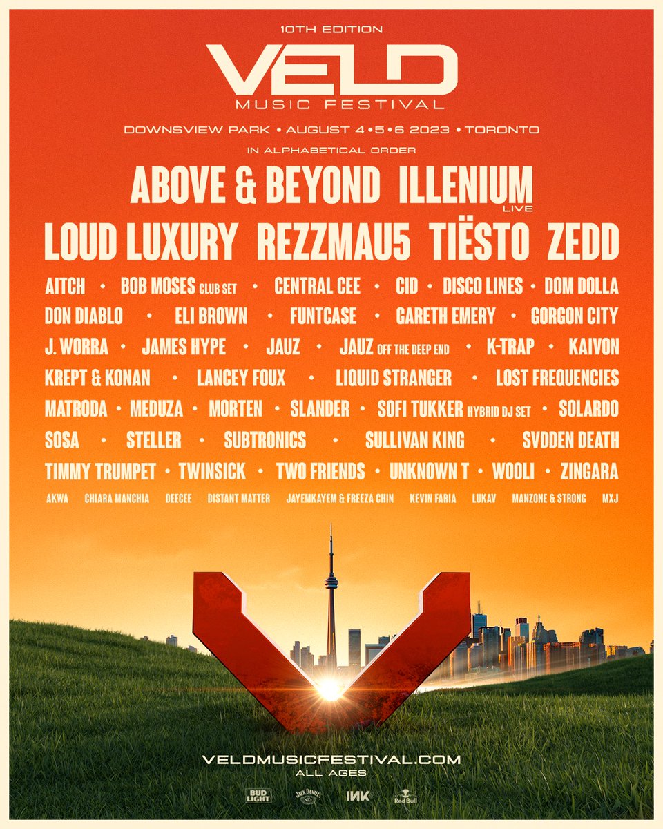 LFG @VELDFest !!!🔥 We can't wait to bring our hybrid DJ to Toronto and dance with you all! Tickets are ON SALE NOW!🙌
# Bob'sDanceShop

Tickets: veldmusicfestival.com
