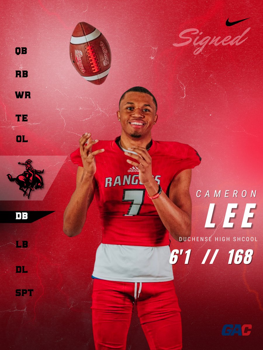 Welcome Cameron Lee <a href="/__cammoo/">Cameron lee</a> from Duchesne to the Ranger Family!
#RRR