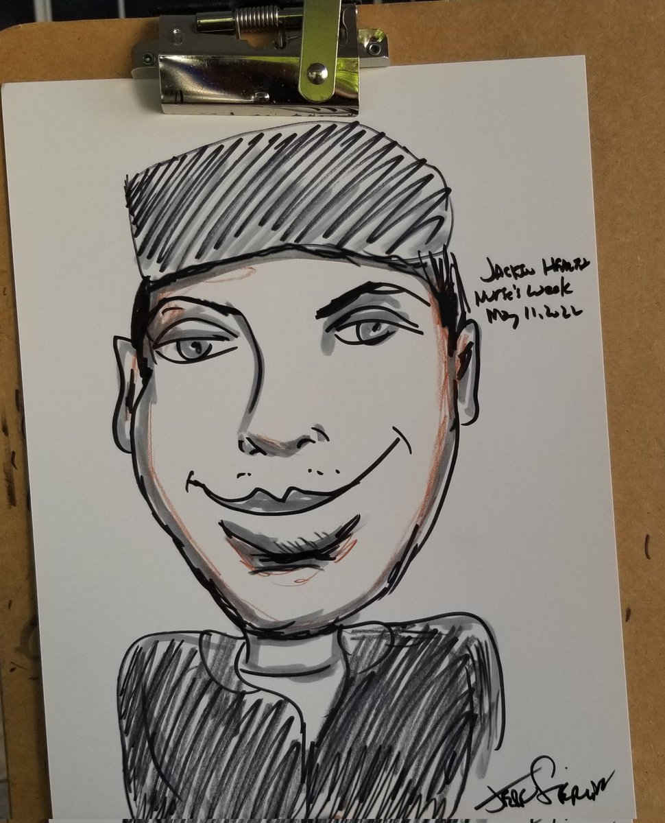 Travelaviator's tweet photo. #HospitalWorkers #EmployeesAppreciationDay at #JacksonHealthSystem in #MiamiFlorida #EventPlanners booked #Caricature Entertainment by #MiamiCaricatureArtist Jeff Sterling of https://t.co/mhbd0oLdUP https://t.co/5hn44idQcR