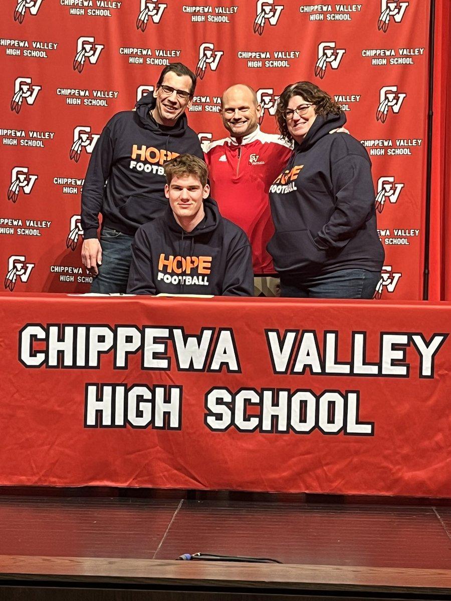 Congratulations to <a href="/TylerBuchholtz/">Tyler Buchholtz</a> and his family on his commitment to <a href="/HopeCollegeFB/">Hope College Football</a>