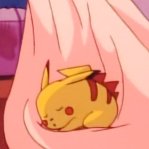 PkmnShitpost's tweet photo. Look at Pikachu in his blanket https://t.co/sqoHKrj1kq