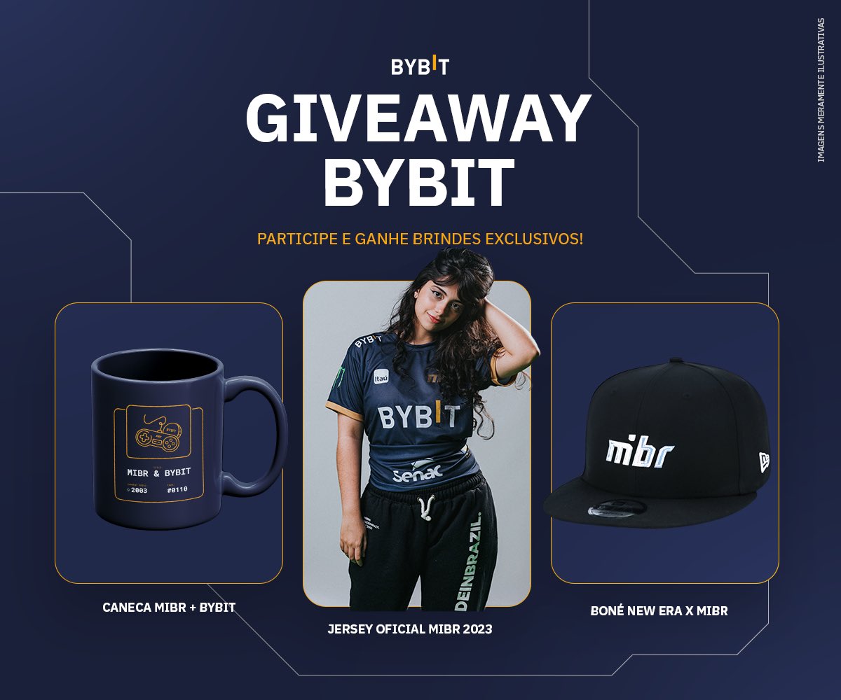Yulla's tweet photo. Acordei de bom humor e trouxe um sorteio maneirin com o MIBR e a Bybit!

- Caneca MIBR + Bybit
- Jersey 2023 (MIBRxCIENA)
- Boné novo do MIBR

Regras:
Seguir @mibr @BybitPortugues @Bybit_Official 
Comentar seu UID da Bybit
Like+RT e marca um amigo pra participar tbm!
link abaixo https://t.co/WpLbtMRVwk