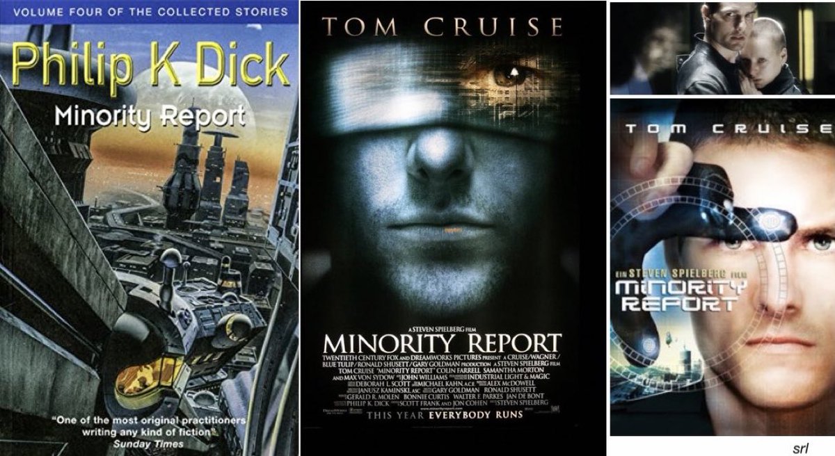 9pm TODAY on @Film4

The 2002 #SciFi #Action film🎥 “Minority Report” directed by #StevenSpielberg from a screenplay by #ScottFrank & #JonCohen

Loosely based on #PhilipKDick’s 1956 short story📖 “The Minority Report'

🌟#TomCruise #ColinFarrell #SamanthaMorton #MaxVonSydow