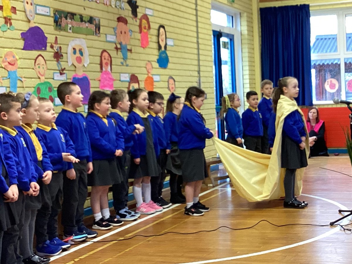 Well done to the wonderful Year 2 <a href="/Year2CTK/">P2 ChristTheKing PS</a> boys and girls who performed so well in their Assembly today celebrating Catholic Schools Week 2023 @derrydiocese and St Brigid’s Day. Each and everyone of them were true superstars and did themselves proud.