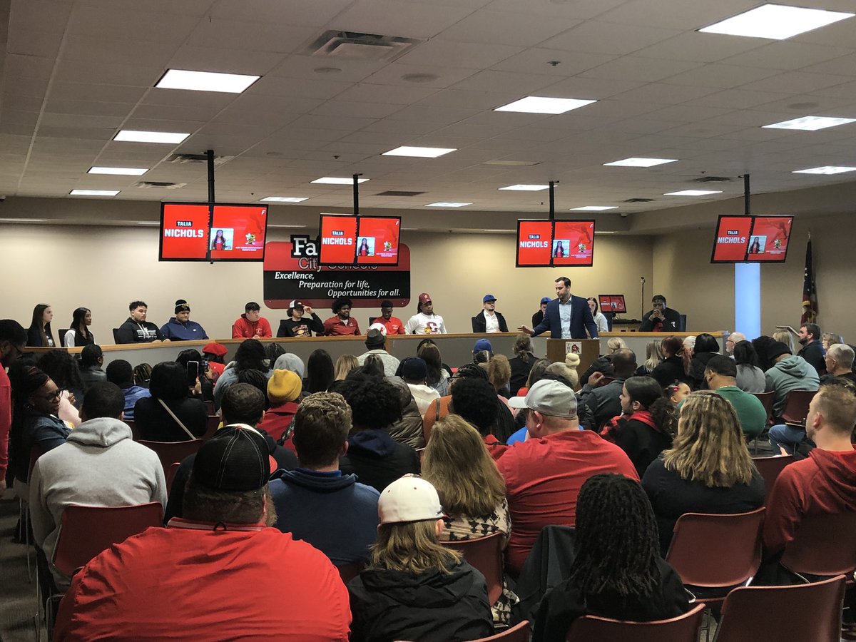 Congratulations to all our student athletes that signed their NLI today! #FairfieldPride #signingday2023