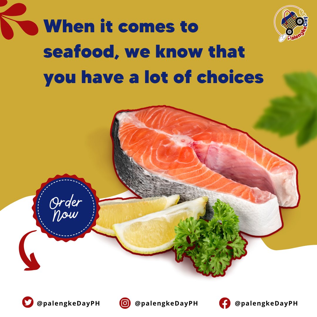 When it comes to seafood, we know that you have a lot of choices.🥳🥳🥳

#palengkeday #onlinemarket #onlinepalengke #palengkemode #palngekedayph #smokebangus #smokefish #weightloss  #healthychoices  #nutrition #exercise