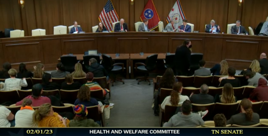 ErinInTheMorn's tweet photo. Terrifying.

Tennessee's senate subcommittee just voted to advance a bill that takes trans kids from parents, bans out of state care, and would charge parents with child abuse.

It would forcibly detransition them.

They voted 8-1.

It has also passed a house subcommittee. https://t.co/HLtaOvTFVz