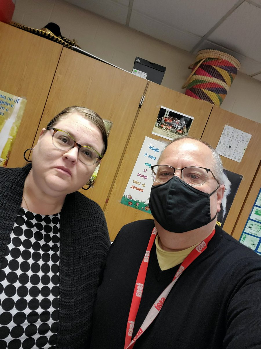WLEA_RDP's tweet photo. #RedforEd Day: Today #WLEA was wearing black to #OPPOSESB486 - which disabled teachers' ability to discuss working conditions and our students' learning conditions &amp; remove training requirements for health and safety. Call your Senator at 800-382-9467 today! #IamISTA @istamembers https://t.co/Uhw9SKymKc