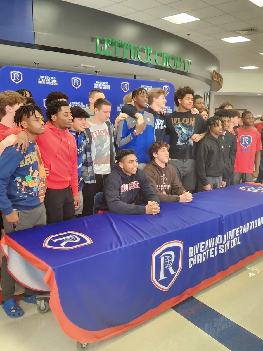 I would like to humbly thank my Teammates, The Crew at “The Wood” for being alongside Levi and myself during a celebratory moment on National Signing Day. God is so Great in Christ Jesus. Duquesne University here I come controlling the Edge.  “Go Dukes”