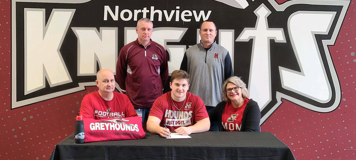 pughgrant's tweet photo. Northview’s Gabe Stockrahm signs to play college football at the University of Indianapolis. https://t.co/BngaeVMFMZ