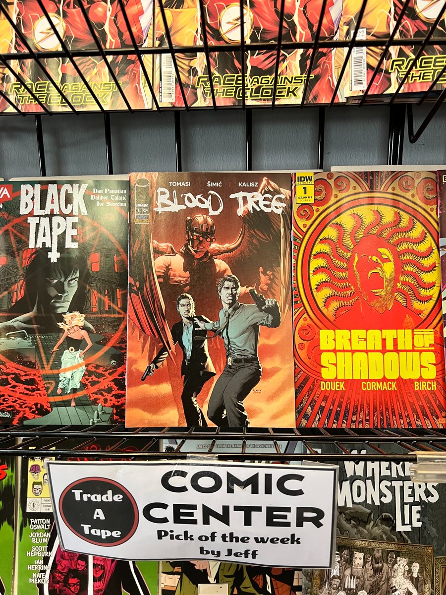 trade_tape's tweet photo. Happy New Comic Book Day!  This week's staff picks:

@Sternumking - Silver Surfer: Ghost Light #1
@jeffhillwriter - Blood Tree #1
@TravisHeller - X-Force #37
@AngryYeti19 - Moon Knight #20

#NewComicBookDay #NCBD #ShopLocal #SilverSurfer #BloodTree #XForce #MoonKnight  #Marvel https://t.co/faSNqeNMPh