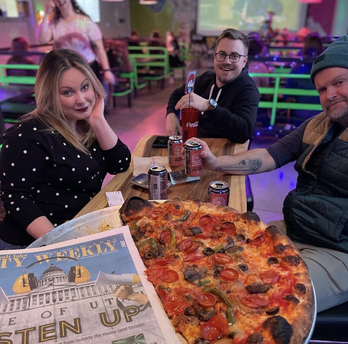 PizzaSnowmobile's tweet photo. TRIVIA NIGHT! Bring the homies, let’s get quizzical! 🤓 https://t.co/WNJ9htJZfs