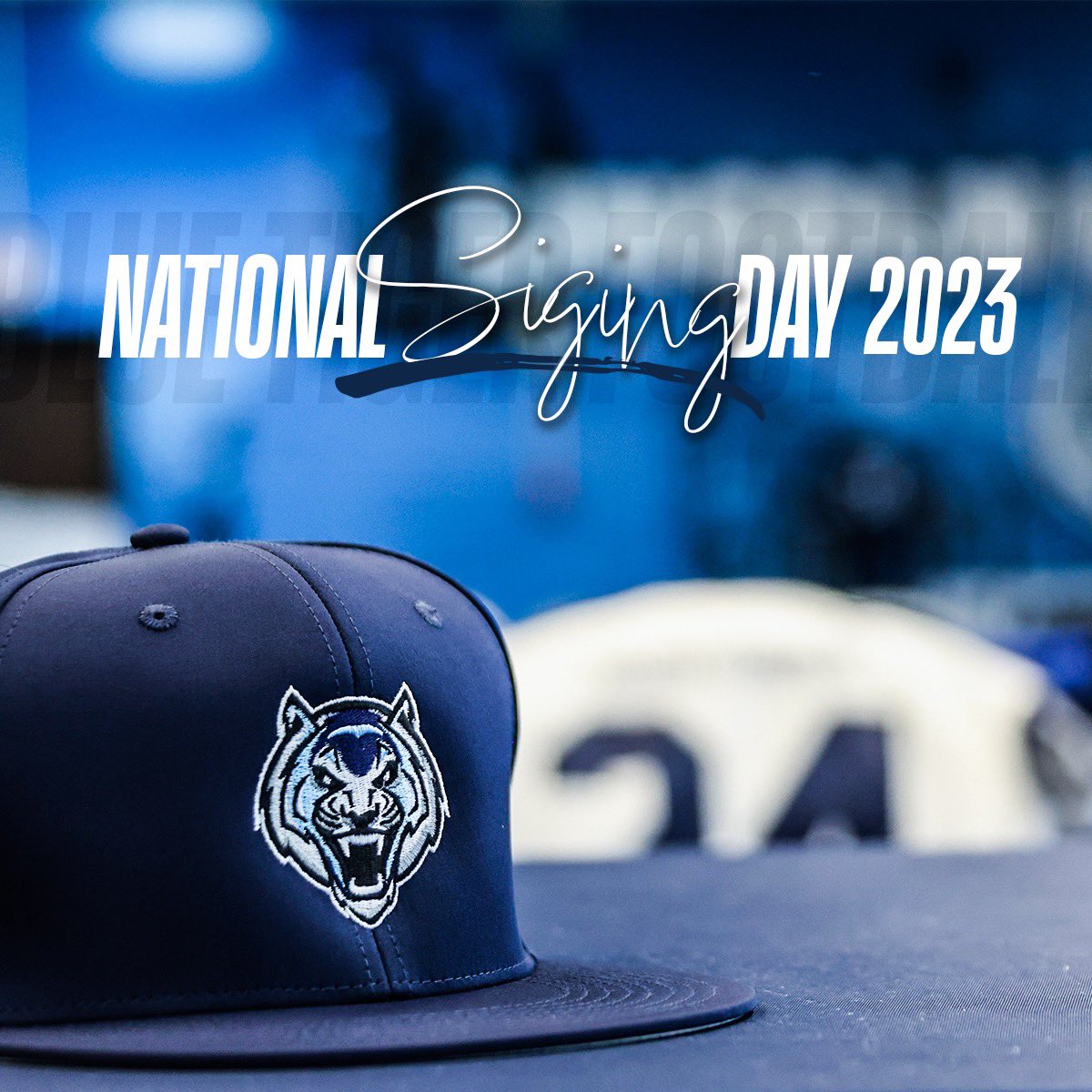 🚨 NATIONAL SIGNING DAY ‼️

#WelcomeToTheAmbush Blue Tigers 🏈

Check ‘em out below ⬇️