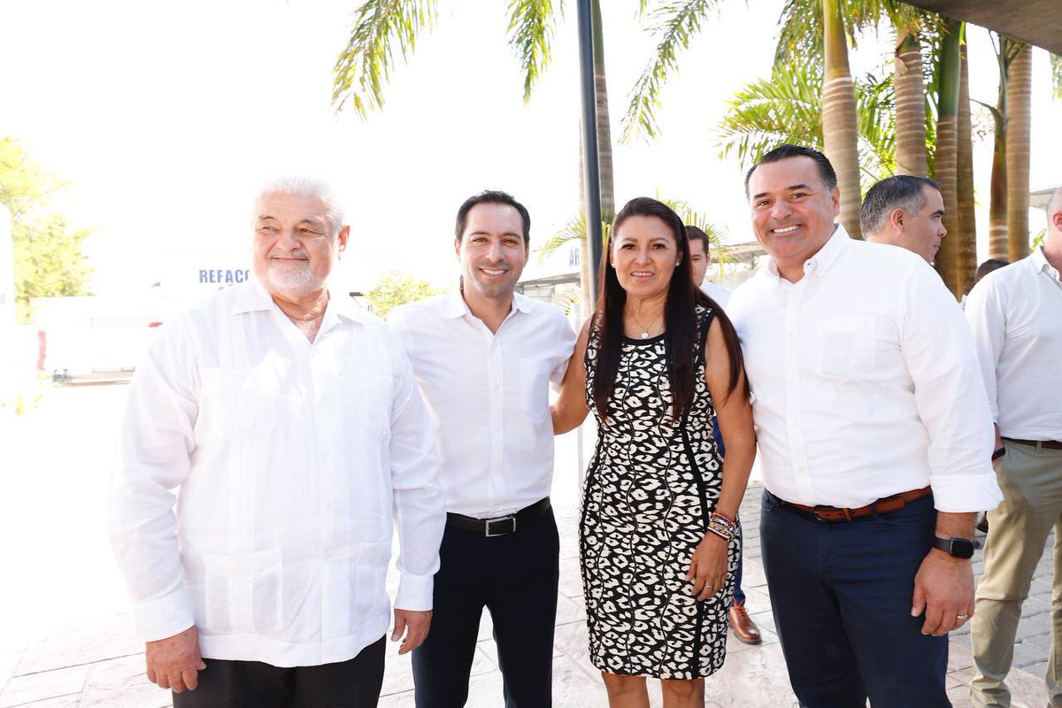 En #Mérida y Yucatán trabajamos en equipo para garantizar la seguridad, certeza jurídica y el estado de derecho que generan las condiciones que atraen la inversión y generan fuentes de empleo para las familias. (2/3)