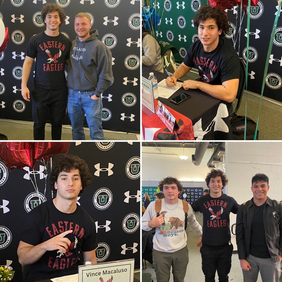 upland_fb's tweet photo. Congratulations to Vinny Macaluso for officially signing to Eastern Washington University. The future is bright and we are so proud of you. PTR and Go Scots. @uplandunifiedsd @upland_high_school_asb @upland_athletics https://t.co/70xKx0XnqG