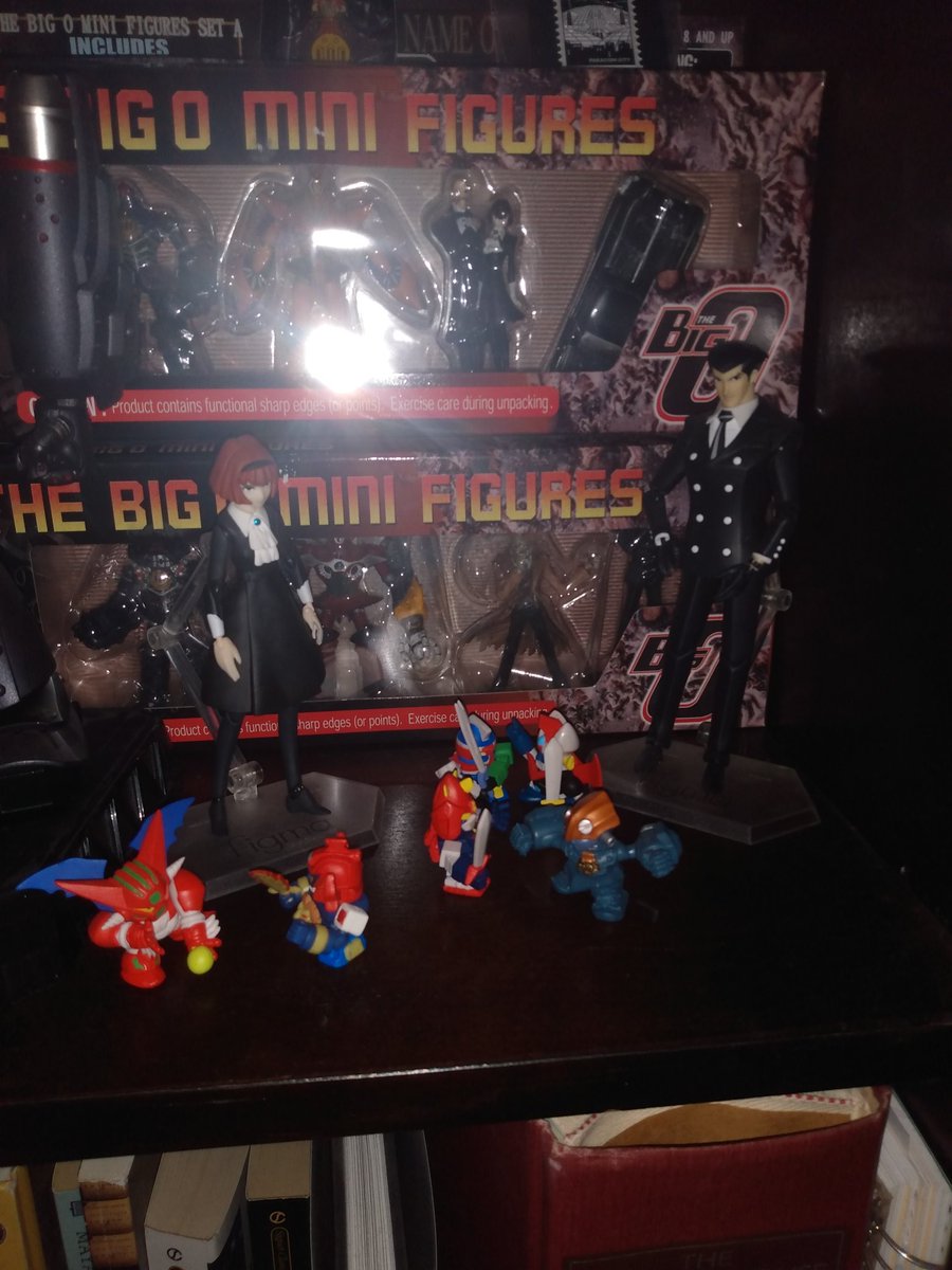 ReikaR_33's tweet photo. Roger and Dorothy are running the Chibi Robot Academy, A Tradition of Excellence, in Paradigm City, and I think it's going well...

#RogerSmith
#RDorothyWayneright
#TheBigO
#THEビッグオー 
#ShinGetterRobo
#GreatMazinger
#Voltus
#GodMars
#Showtime https://t.co/zHtYCKrgsz