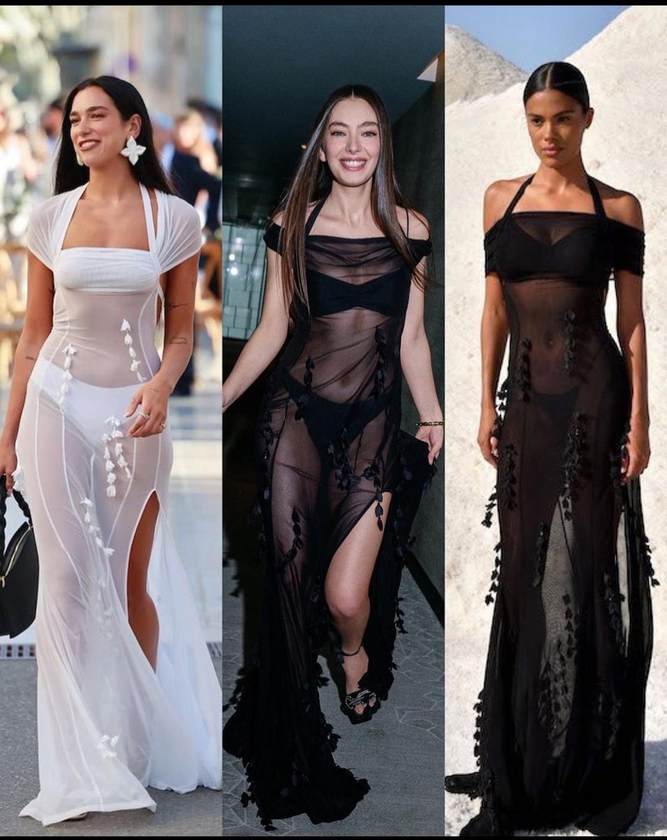 Aynı elbise 👗 en çok kime yakışmış? #DuaLipa #NeslihanAtagül #TinaKunakey