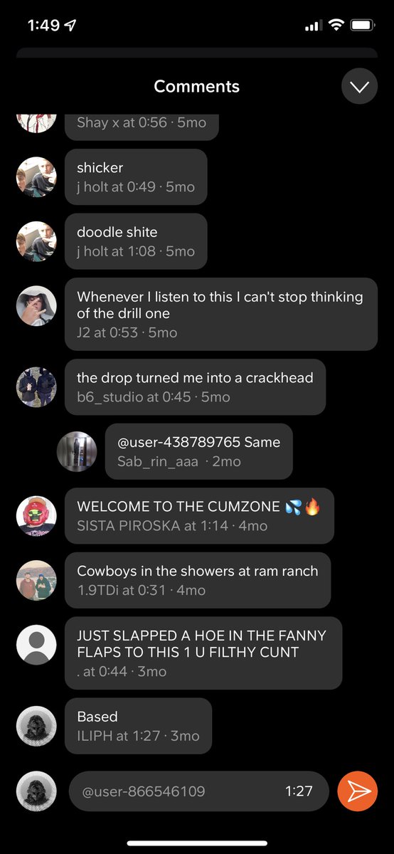 SoundCloud comment sections are so fucking goated ☠️ 😆