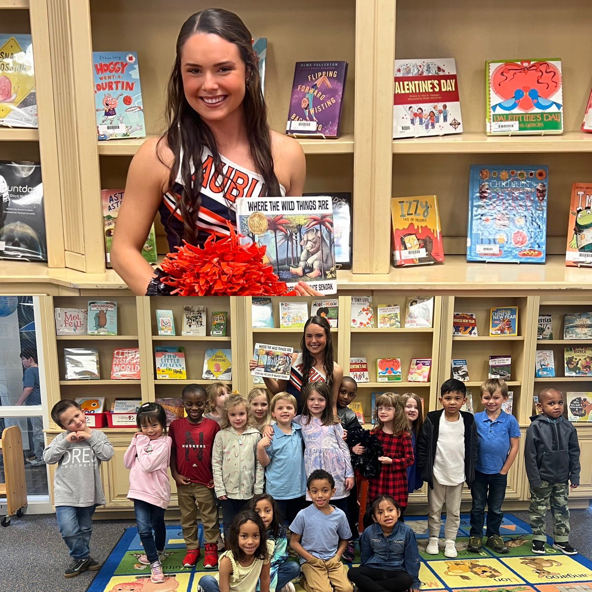 Auburn Cheerleading on Twitter "We 🧡 World Read Aloud Day! Thanks to