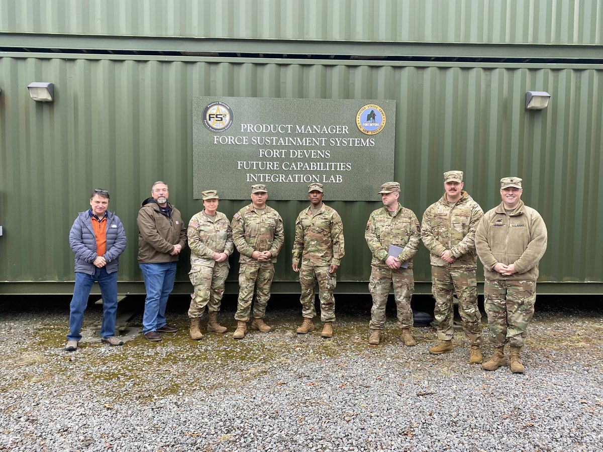 Our PdM Force Sustainment Systems was proud to host the @11arcticangels recently to discuss ongoing and future cold weather ops support! @ArmyASAALT #PME2S2