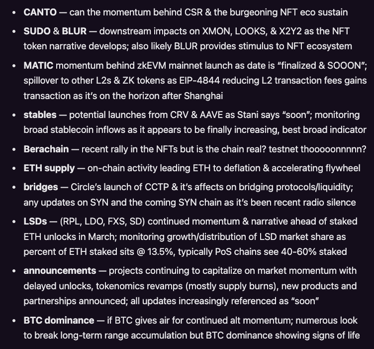 crypto narratives &amp; trends i'm mainly watching throughout February 

what am i missing?