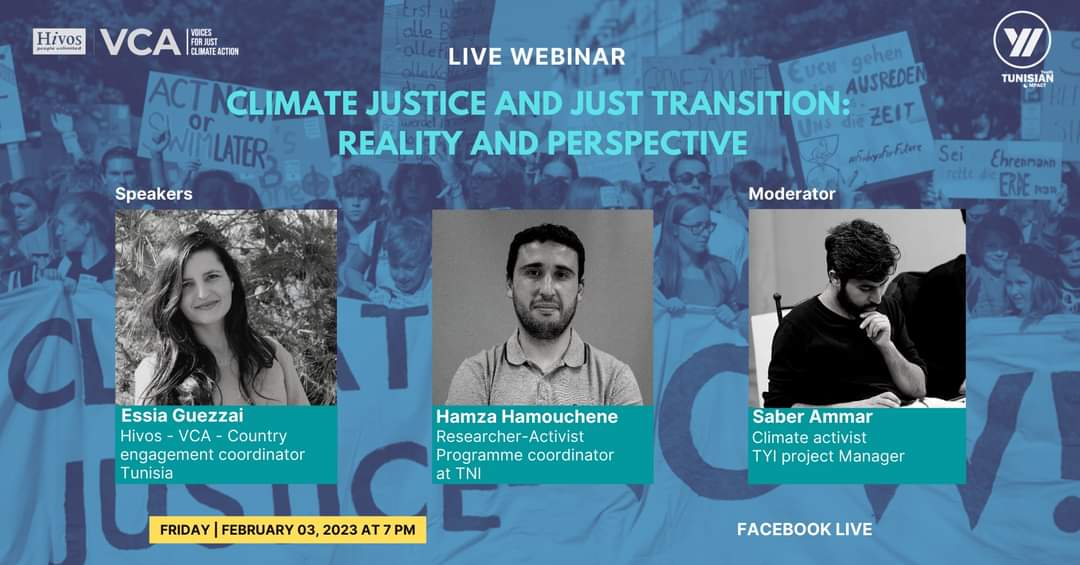 🔴Live Webinar:
Climate  Justice  and Just Transition: Reality and Perspective.
What do we mean by climate justice and Just Transition and how movements should be working and fighting for it?
Tow's inspiring guests are going unpacks a vision for us.
Link⬇️
fb.me/e/4cxQOdfpO?mi…