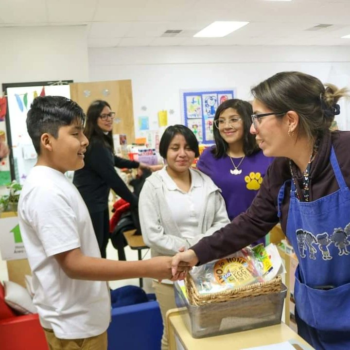 ops_district's tweet photo. February 1 is World Read Aloud Day, celebrated on the first Wednesday in February. This global effort was observed in Orange with Grade 7 students from Rosa Parks Community School visiting John Robert Lewis Early Childhood Center and reading to our young scholars. #GoodtoGreat https://t.co/tOBwLrkshy