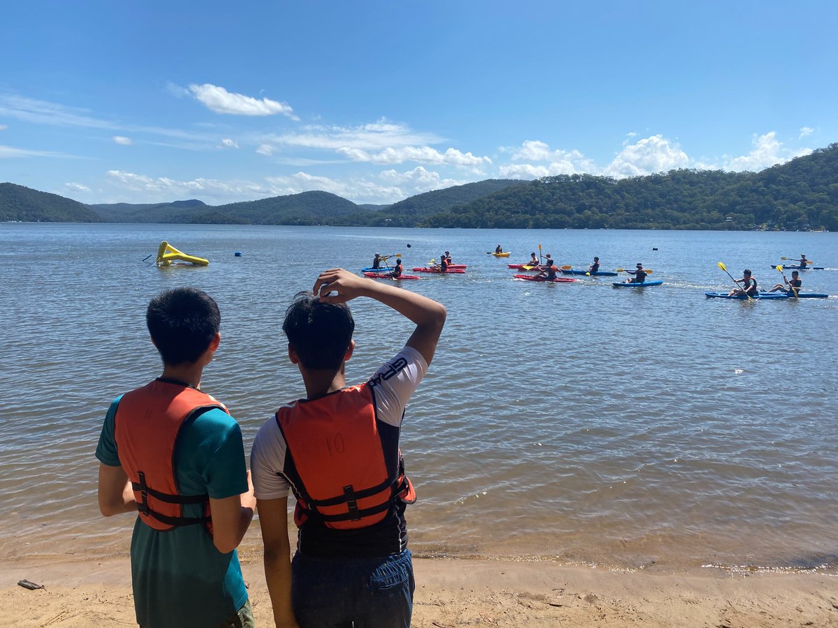 Perfect day for Paddle Polo at the Year 12 Camp yesterday! ☀️ #NSBHS