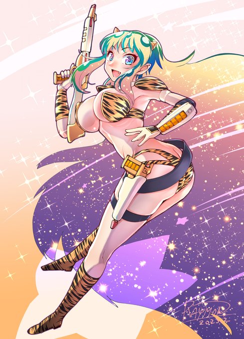 輝いた銀河 瞳をつらぬき
あなたへと燃えたハートが止まらない

#うる星やつら
#ラムちゃん
#ファンアート
#ロックザプラネット
#節分 