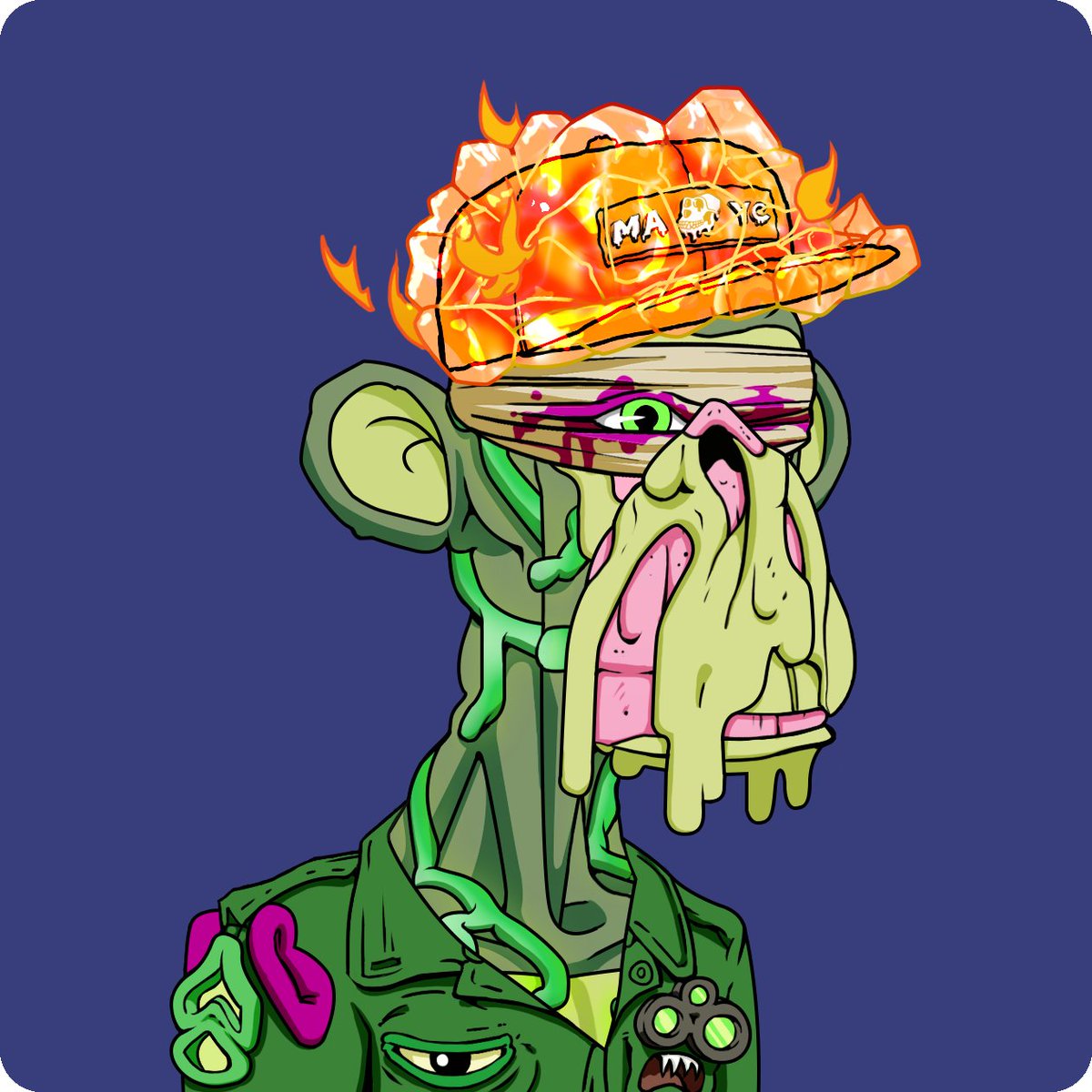 Bored Ape #2060 just drained an M1 serum and diverged into Mutant Ape #14120. #BAYC to #MAYC

There are now only 566 mutants remaining!

Opensea: opensea.io/assets/0x60e4d…