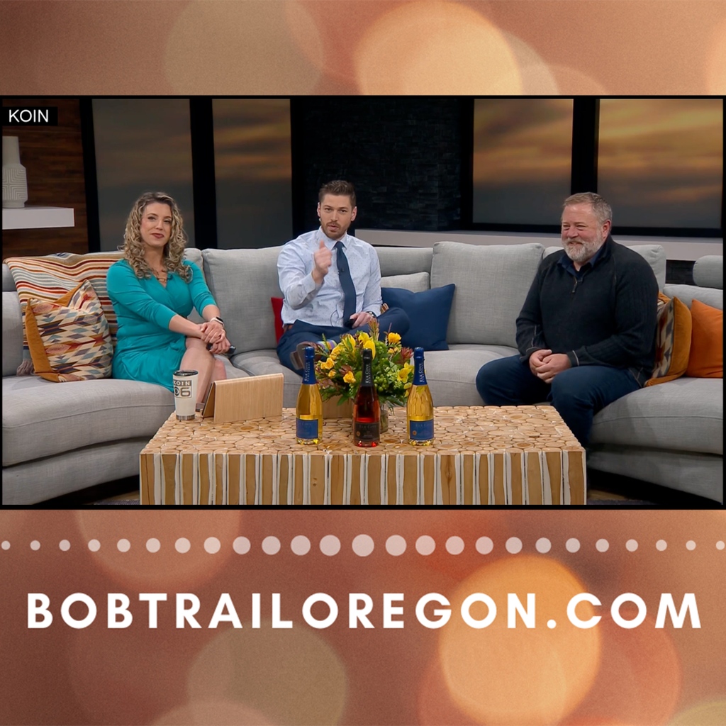 Adam Campbell joins <a href="/KOINNews/">KOIN News</a> AM Extra to talk about the Best Oregon Bubbles Trail. View the full video here: l8r.it/SZa1
<a href="/trisaetum/">Trisaetum</a>, <a href="/ArgyleWinery/">Argyle Winery</a>, <a href="/ROCOWinery/">ROCO Winery</a>, <a href="/LytleBarnett/">Lytle-Barnett</a>, <a href="/Adelsheim/">Adelsheim Vineyard</a>, Lundeen Wines, #bobtrailoregon