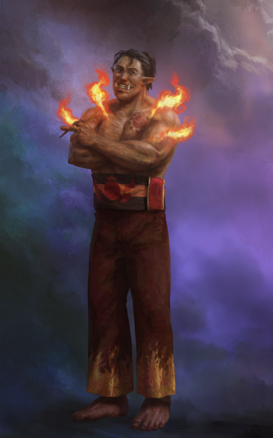 FragginUnicorns's tweet photo. #OrcWeek2023 rolls on! 

Shamash is the Babylonian god of the sun who brought reading to the people. As Babylonian syncretism moved through orcish lands, he began to be pictured as an orc himself, passionate about learning, light, and justice.

#Orcweek #ttrpg #ORCLicense https://t.co/NTJqaBjD5z