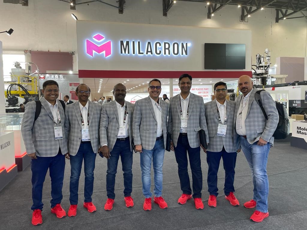 Milacron's tweet photo. Day 1 of @Pif_PLASTINDIA is officially in the books. Make sure to stop by our booth in Hall 6, Stall D3 to visit with our Milacron team of experts!
#milacron #shapewhatmattersfortomorrow #injectionmolding #moldtechnology https://t.co/FIWXeKatpe