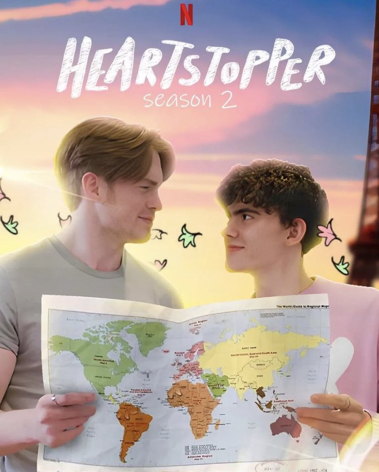 HeartStopperLAT's tweet photo. Como que ya se antoja ver la segunda temporada de #Heartstopper. ☺️🏳️‍🌈 https://t.co/wSvwrknPXO