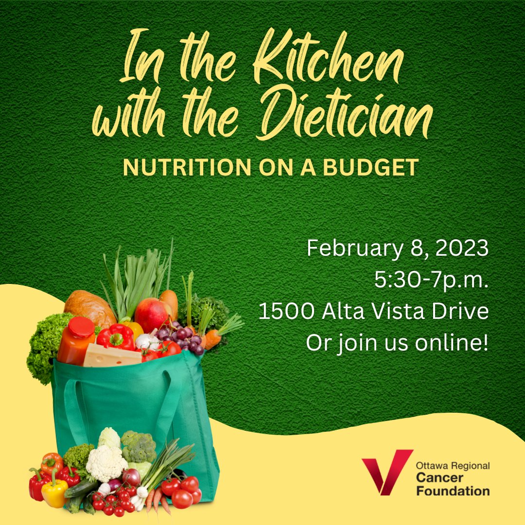 We’re partnering with <a href="/LoblawsON/">Loblaws</a> for a three-part In the Kitchen with the Dietitian series. Join us on February 8 from 5:30-7pm for the first session – Nutrition on a Budget. This free session is available virtually or in-person. Learn more and register: fal.cn/3vyi7