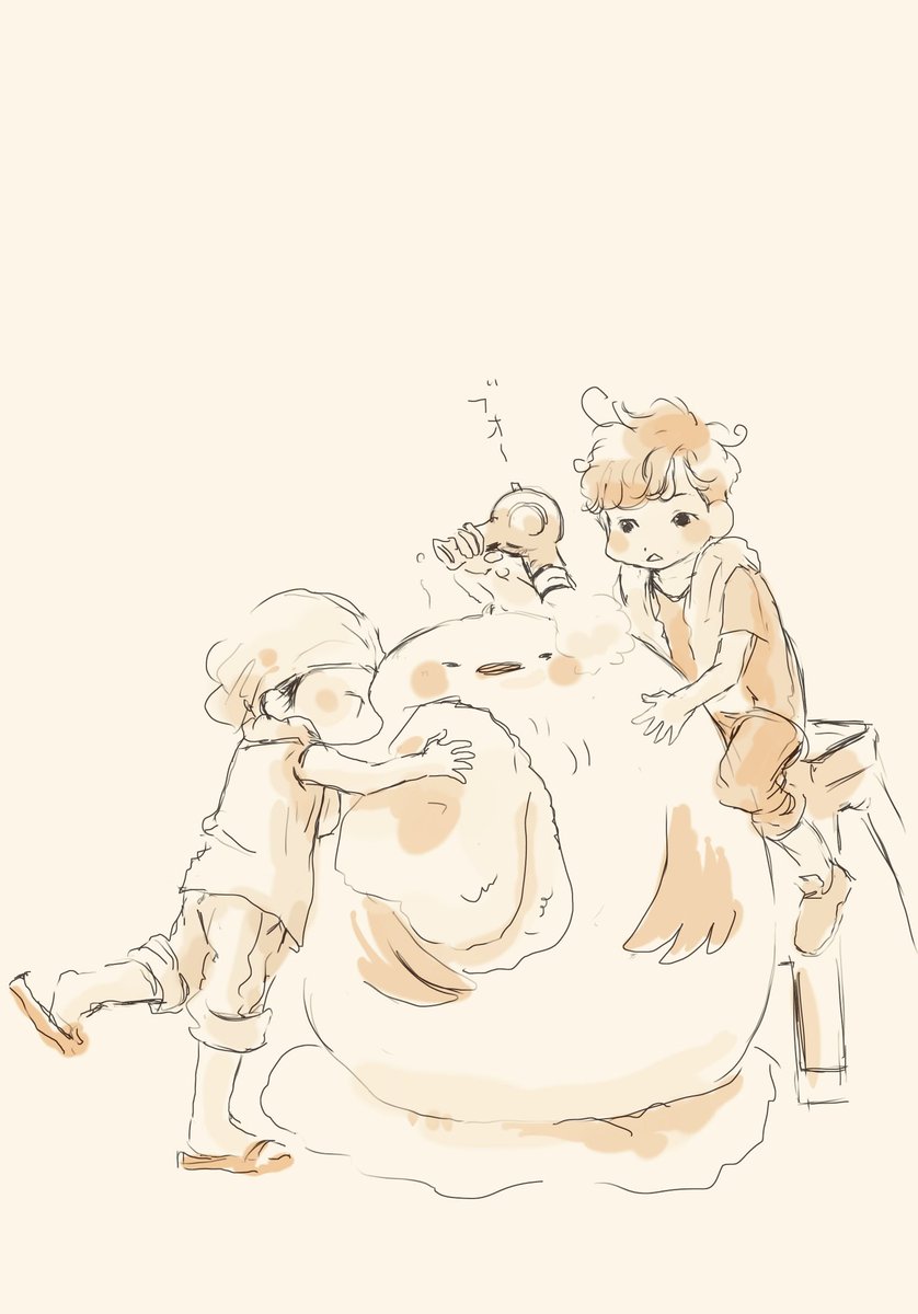「今朝はなんっもかけなかったので誤魔化し再掲載 」|カモナ🦆のイラスト