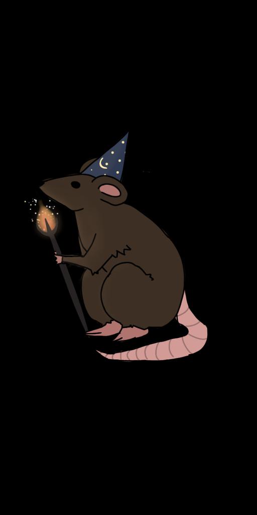 my wizard rat 🪄