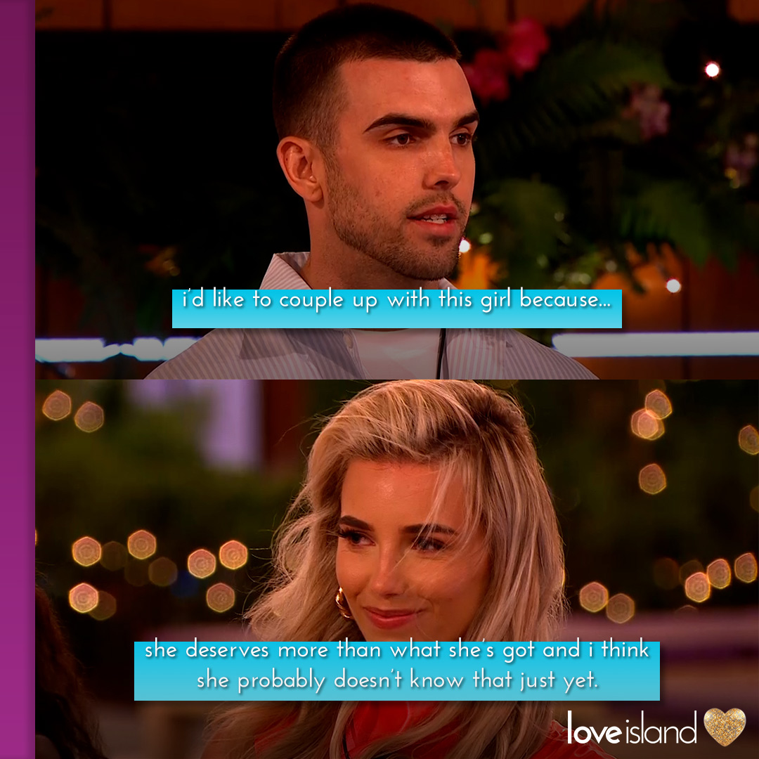 Aaron's putting the 'fire' in firepit tonight #LoveIsland