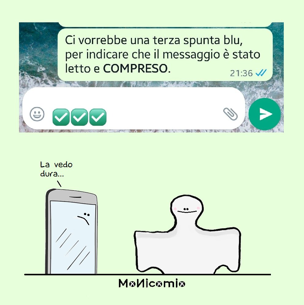 MonicaOrma's tweet photo. Comprendere: “cum prendere”, cioè prendere qualcosa e diventare uniti con essa. 
- Thich Hhat Hanh

https://t.co/fQZi3zY4ky

#monicomio #psicostrategie #psicologia #comprensione #parole #smartphone #WhatsApp https://t.co/JxXuRYNN6I